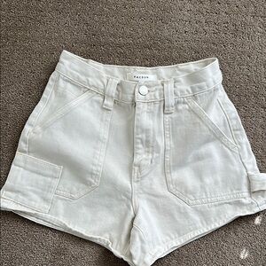 PacSun Women's White High-Waisted Shorts